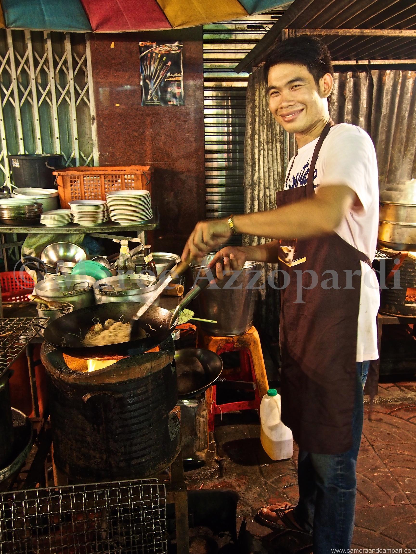 One of our brilliant street cooks in Chinatown